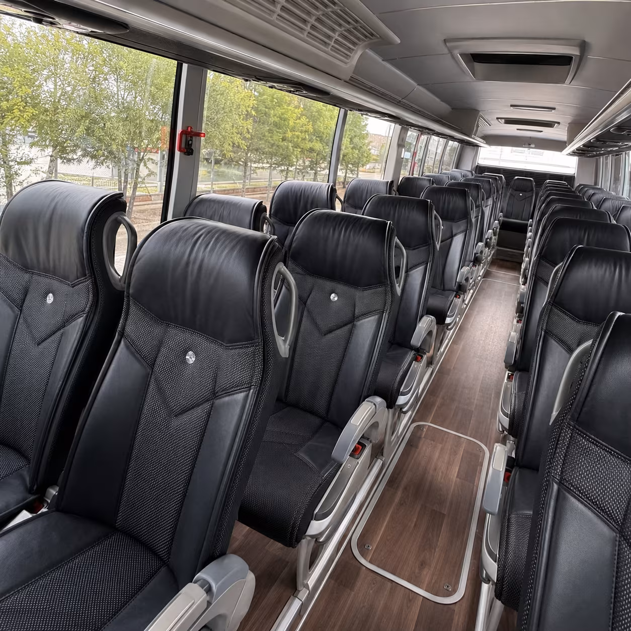 Fresno School Event Transportation party bus exterior
