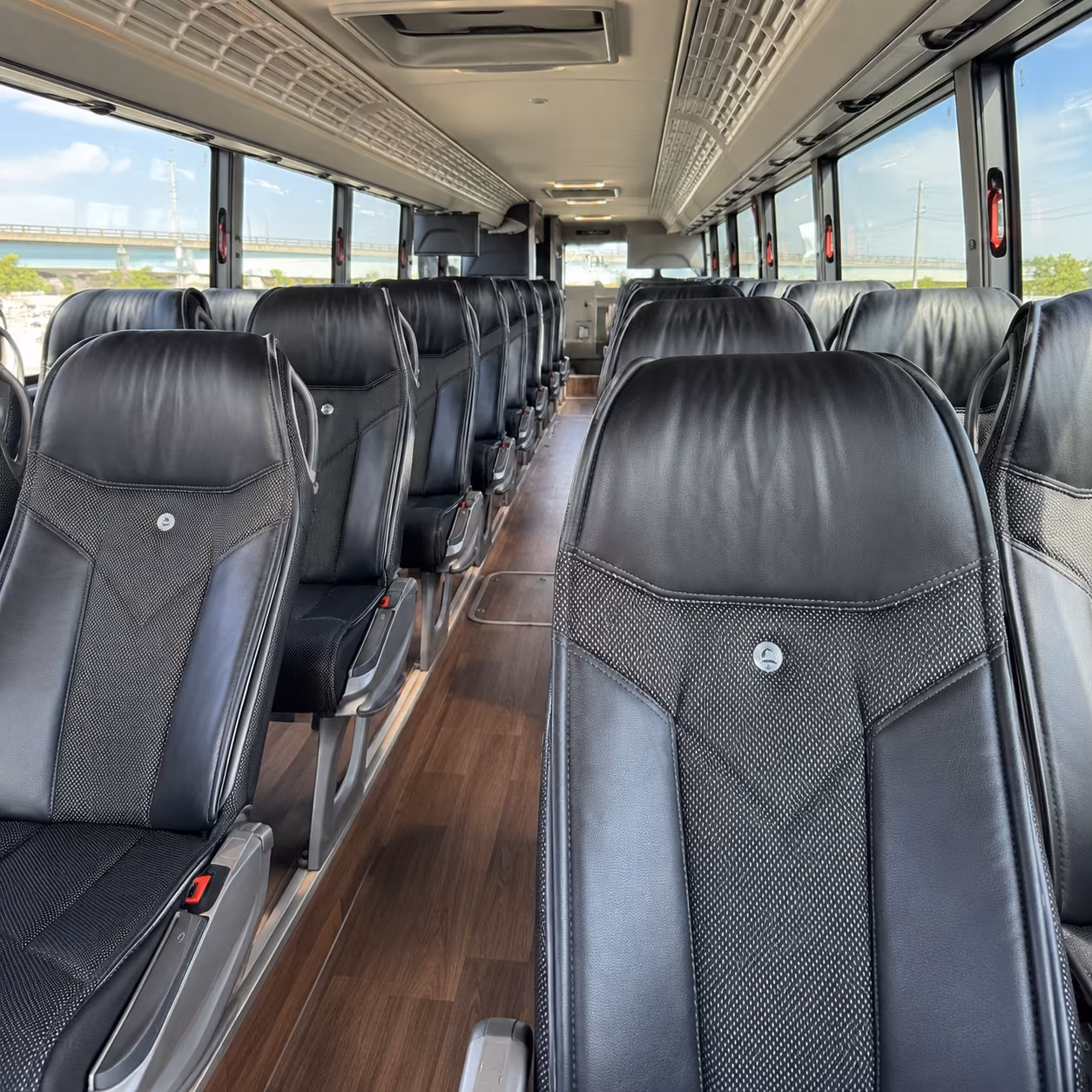 Fresno School Event Transportation party bus exterior