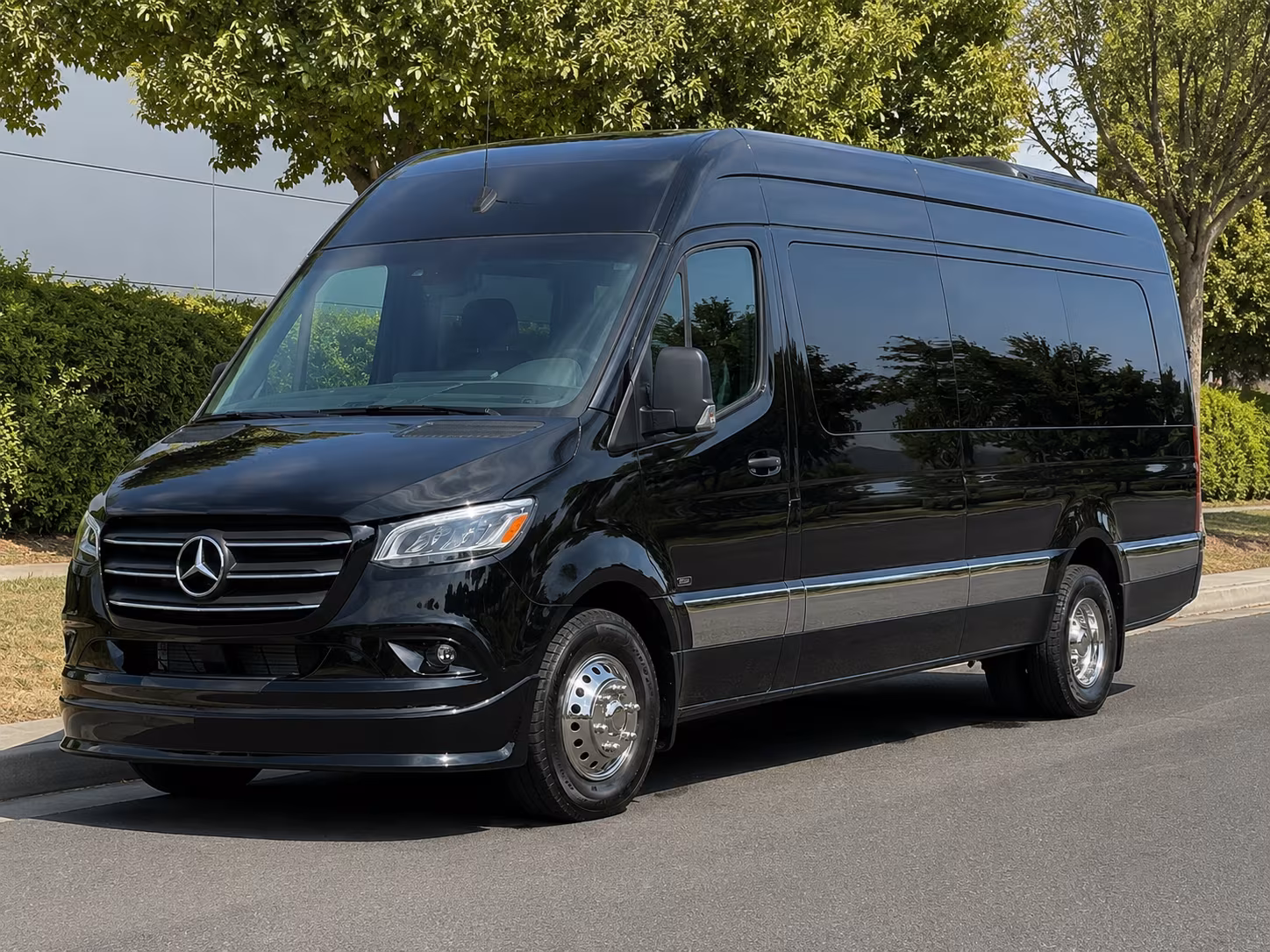 Fresno School Event Transportation party bus exterior