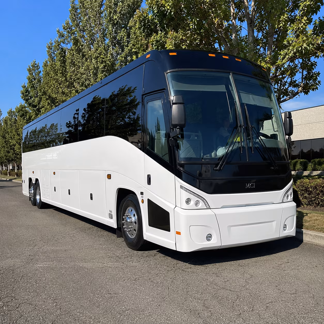 Fresno School Event Transportation party bus exterior