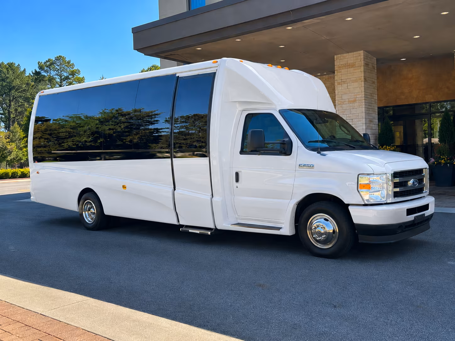 Fresno School Event Transportation party bus interior