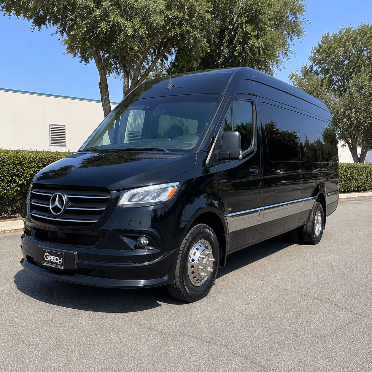Fresno School Event Transportation party bus exterior